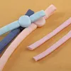 10Pair 5mm*10 cm färg GASE MASK ELASTISK BAND DIY Längd Justerbar Antiskid Flat Elastic Strap Ear Strap Sy Accessories