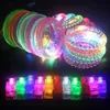 LED Flying Toys 50pcs mieszanka okularów LED Party Favors Favors Blow Bracelets oświetlić zabawkowe lampy palców LED na przyjęcie ślubne Dekoracja Halloween 240410