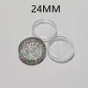 Шипы 100 шт. 24 мм твердые пластиковые грибные отверстия, кольцо для хранения ноутбуков Looseleaf, диск для привязки грибного отверстия.