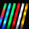 LED RAVE TOT LIGHT-UP Sticks Sticks LED Softs Soft Rally Rave Rave Bringing Wands Couleur Changement Flash Torche Festivals Party Concert Luminal Rod 240410