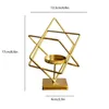 Candle Holders Geometric Holder Wedding Votive Stand Accent Candleholder For Christmas Mantel Party