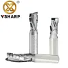 VSharp Elmas Spiral Freze Kesici PCD Mısır Uç Değirmeni Gravür Silpetme Silikat Kartı Anti-ısırma MDF Madde Ahşap için CNC Aracı