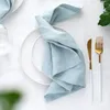 Table Napkin Cloth Napkins Cotton Durable Fabric Reusable Kitchen Dining Easter Wedding Decoration