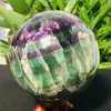 Натуральный цвет флуорит кварцевый хрустальный шарик блеск заживление