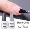 Clou Beaute Transparent UV LED Gel Nail Polish Base Coat Primer No Wipe Top Coat Varnishes Soak Off Gel Lacquer Nail Gel