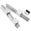 1PC SBR12 12 mm Longueur de rail linéaire 100 200 300 400 500 600 700 800 mm SBR12-L-800 mm Guide linéaire CNC Router 3D Guide de pièce d'impression