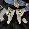 Casual Shoes Fashion Printed Canvas Men's Tennis Vulcanized Flower High Quality Leisure White Zapatos Hombre