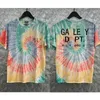 Fashion Streetwear Hip Hop Vintage Summer masculino Mulheres algodão tingimento de algodão para fazer grafites antigas Departamento de algodão puro Camiseta de manga curta