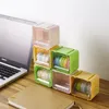 1 pc Washi Tape Organizer Desktop opslagbasker Maskering Tape Dispenser Zonkrommen Opslagcase Zonderijhouder Holder Box Office Supplies