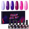 6pcs gel nagellakset 8,5 ml manicure afweekt UV LED Semi Permanent Nails Gel Varnishes Kit voor Nail Art Design met geschenkdoos