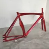 Cykelramväg Fixad växellåda Ramverk Aluminium Frame 700C*52CM Track Frameset Fixie för cykling för vuxna racingcykling