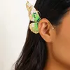 Orecchini schienali di grado di moda personalità elfo farfalla auricolare clip senza buco atmosfera di gioielli in metallo accessori