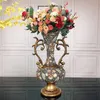 Living Room Luxury Flower Vase Mariage Decorative Vintage Design Wedding Vase Mold Silicone High Jarrones Home Decor OA50HP