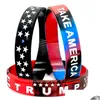 Autres fournitures de fête de fête Bracelet Trump Sil