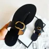 Mężczyźni Kobiety Flip Flip Flops Sandals Supper Walk Metal Logo Summer Inside Outdoor Najwyższa jakość Sandal Sandal Sandal Sandal Sandal Sandal Sandale Sandale Słoneczniki Słoneczne Basene Mule Booper