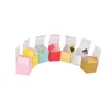 10 pezzi Mini Square Colorful Candy Boxes da viaggio Scatola regalo per il matrimonio Birthday Christmas Boxes Present Packing