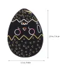 14/28 -stcs Easter Egg Pendant ornamenten krassen van kaarten paasvaartuigen grappige kinderen diy kleurrijk kras geschilderd eiergift