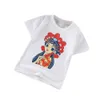 T-shirts Boys T-shirt Cartoon Stampato Girls Tees Tops Abbigliamento a maniche corte per abiti per bambini estivi Abbigliamento per bambini 240410