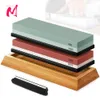 Professionell knivslipare Whetstone Sharpening Stones Malande stenvatten Sten Köksverktyg 2-i-1 240 600 1000 3000 GRIT