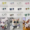 Haustierkatze Hundegläser Haustierprodukte für kleine Hunde Katze Eye Wear Hunde Sonnenbrille Kätzchen Accessoires Haustier versorgen Katzenspielzeug.