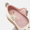 Sneakers Mo Dou Nieuwe Spring herfst Casual lederen schoenen Echte cowhide sandalen voor meisjes prinses Pink Beige Black Toddler Sweet Cute