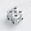 YYT 5PCS Timing Culley 2GT-20 Ząb 16 Ząb przepustowość 6 mm otwór wewnętrzny 5/8 mm GT2 Koło pasowe napędowe