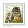 Joysunday Antry Cat Series Pattern Stitch Kit Kit Aida 14ct 11ct Count Print Print Canvas иглы вышивка DIY Ручная работа ручной работы