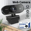 Webcams Nieuwe 1080p Mini Camera USB Webcam 2K Full HD Webcam met microfoon autofocus webcamera voor pc -computer laptop online camera