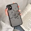 Двенадцать 12 созвездий арт дизайна дизайна космического телефона для iPhone 13 12 11 Pro Max Mini x XS Max XR 7 8 Plus Se Clear Hard Cover