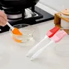 Garrafa de óleo de silicone portátil com escova de pincel pincéis de óleo líquido de cozinha cozinha cozinha churrasqueira pincel resistente à temperatura- para pincel de óleo da grade