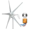 400W / 800W 12V / 24V Générateur d'éoliennes MPPT 3/5/6 Blades Générateur d'éoliennes Alternateur de l'aimant permanent Utilisation de l'aérogéner