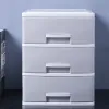 White Grey Drawer Box Minimalist DECED Office Cosmetics Plastic Organizer Storage Container Desk Sundries Home