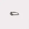 Designer Viviane Westwood Empress Dowager Xi Point flottant Diamond Small Saturne Ring Saturne Personnalité féminine Simple and Flat Planet Ring High Version