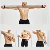 レジスタンスバンドフルボディワークアウトセット - ピラティスの腕立て伏せと筋肉トレーニングのために5つの取り外し可能な胸エキスパンダー