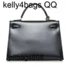Handbag 7A Box Leather Cowhide Handswen Calfskin Calf 32 SatchelB2DG