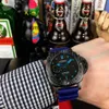 dla męskich zegarków mechanicznych luksusowe automatyczne szafirowe lustro 47 mm 13 mm importowane gumowe opaski zegarkowe Włochy Sport zegarkowe
