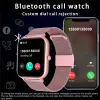 Montres Xiaomi Appeler Smart Watch Femmes Composé Smartwatch pour Android iOS IOS Imperproof Bluetooth Musics Touch Touch Bracelet Clock