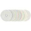 80 mm 3 Zoll Nass Diamant Polishing Pads 10 Stück weißer Diamantpolster für polnischem Granitstein Marmor Beton Terrazzo abrasiv