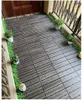 Carreaux de terrasse de jardin imbriqués, imperméables, antiseptiques, balcon, planches de plancher en plein air, bois et composites, style coréen, 11 p