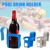 Cup Holder Shower Gel Shampoo Bottle Organizer Beverage Beer Shelf Hand Sanitizer Hanging Rack för poolens sida Badrum