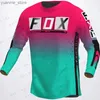 Fietsende shirts tops 2022 mx heren zomer lange mouwen bergkeuken bergbekbik fietsen ademende designer kleding motorcross jersey hpit y240410