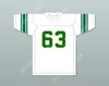 CUSTOM ANY Name Number Mens Youth Willie Lanier 63 Maggie L. Walker Governor's School Dragons White Football Jersey 1 Top Stitched S-6XL