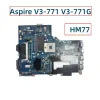 Motherboard VA70 / VG70 REV.2.1 For Acer Aspire V3771 V3771G Laptop Motherboard SLJ8C HM77 DDR3 NBRYR11001 NB.RYR11.001 100% Fully Tested