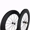 Bike Road Wheelsets zum Verkauf 700 ° C CO2-WHEELS-China Basaltbremse 88 mm Klinchen-Radsportrand 25 mm breit U-Fahrt Aero Pillar Spoke