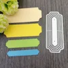 5 -stcs Bookmark Frame Die scrapbooking nieuwe aankomst 2022 Metalen snijden sterft kerstkaart maken stencils voor decor