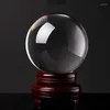 Decoratieve beeldjes Est Clear Glass Crystal Ball Balls Healing Sphere Pography Props geschenken 40 mm x 1