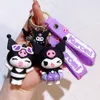 Fashion Cartoon Movie personnage Keychain Rubber and Key Ring pour sac à dos