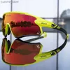 Eyewear extérieure polarisé 3 lentilles hommes femmes cyclistes de la mode de pêche sportiers 2024 lunettes de route motocross lunettes de vélo de vélos y240410