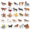 10/10pcs Horseman Fearsistrian Horse ملصقات جمالية كمبيوتر محمول زجاجة ماء مقاوم للماء DIY ملصقات شارات الحزم لعبة Kid