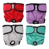 Dog Apparel Female Diapers 4Pcs Washable Reusable Diaper With Adjustable Design Waterproof Pets Underwear Pet Supplies